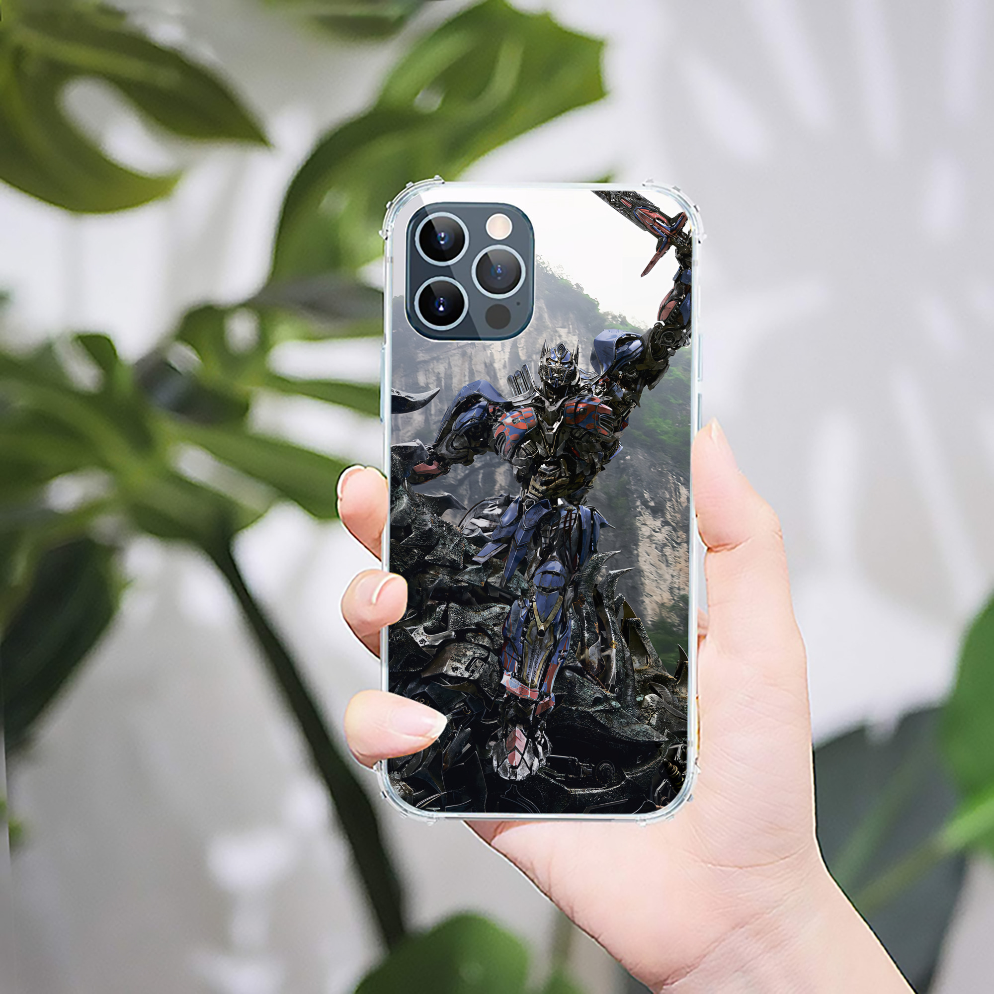 （画像用） Transformers トランスフォーマー 【iPhone 12シリーズ対応】透明スマホケース（クリアソフトケース）